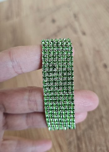 Yeşil taşlı Bileklik - Görsel 5