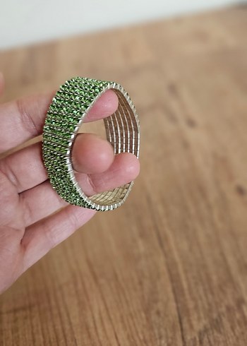 Yeşil taşlı Bileklik - Görsel 3