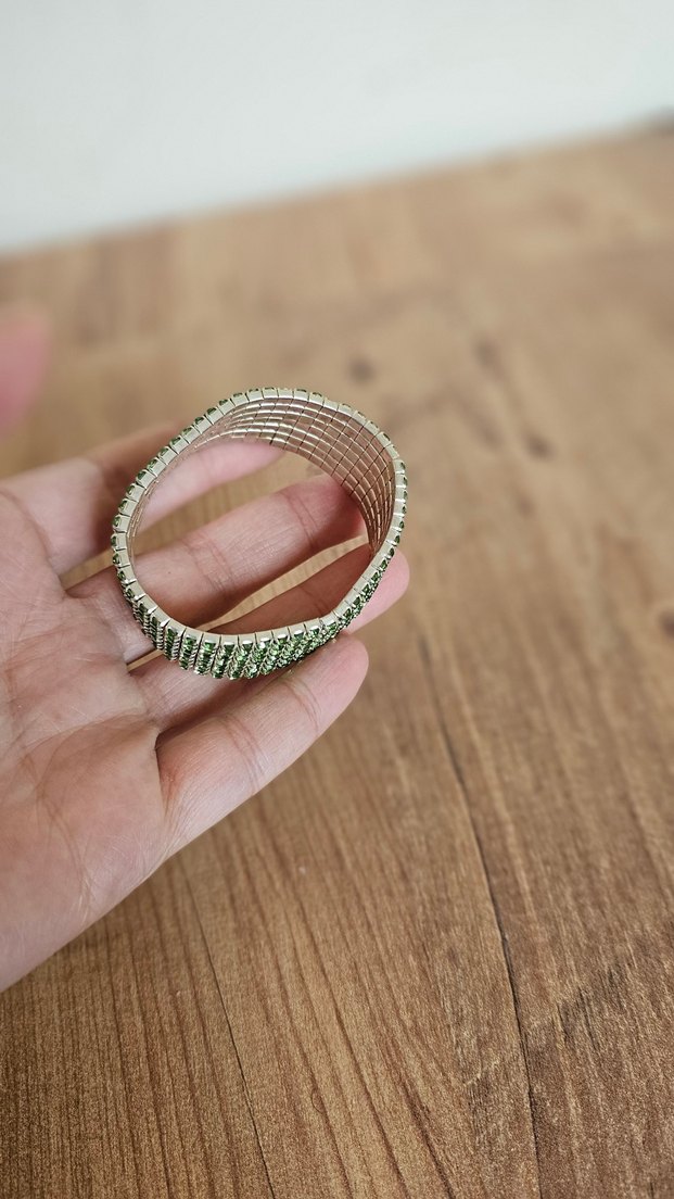 Yeşil taşlı Bileklik - Görsel 4