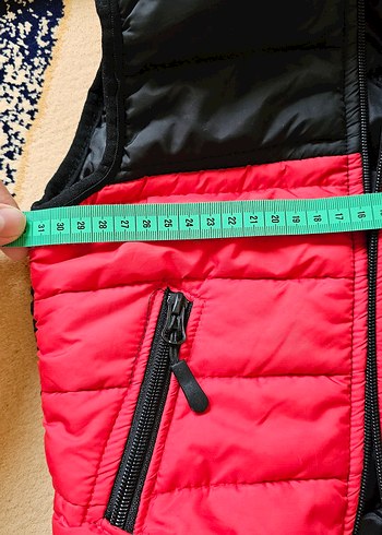 Kırmızı Erkek Çocuk Şişme Yelek Kapüşonlu - Görsel 6