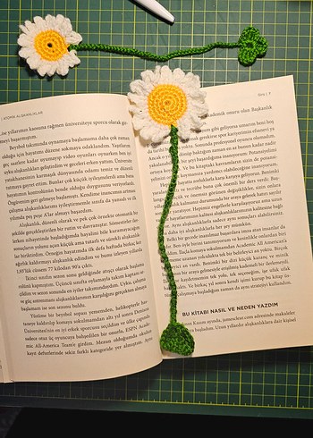 Örme kitap ayracı - Görsel 4