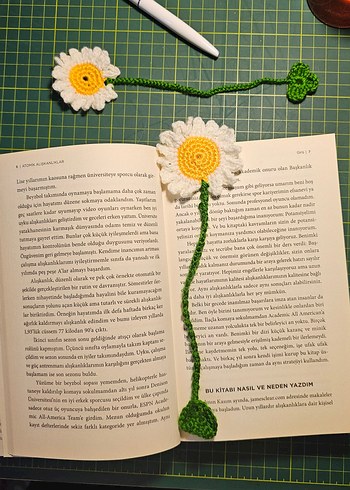 Örme kitap ayracı - Görsel 3