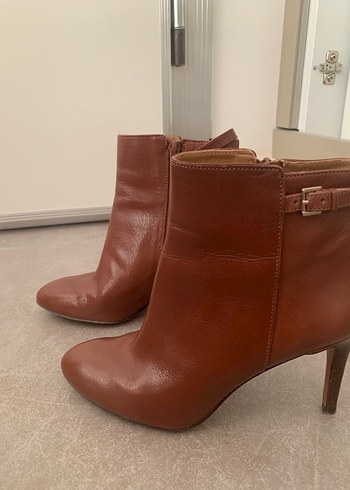 Nine West kahverengi deri bot