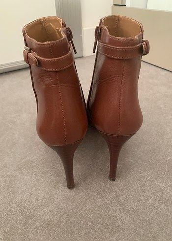 36 Beden kahverengi Renk Nine West kahverengi deri bot
