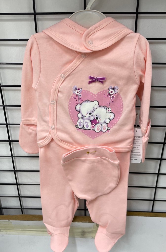 Hastene çıkışı 5 li takım kız erkek bebek - Görsel 2