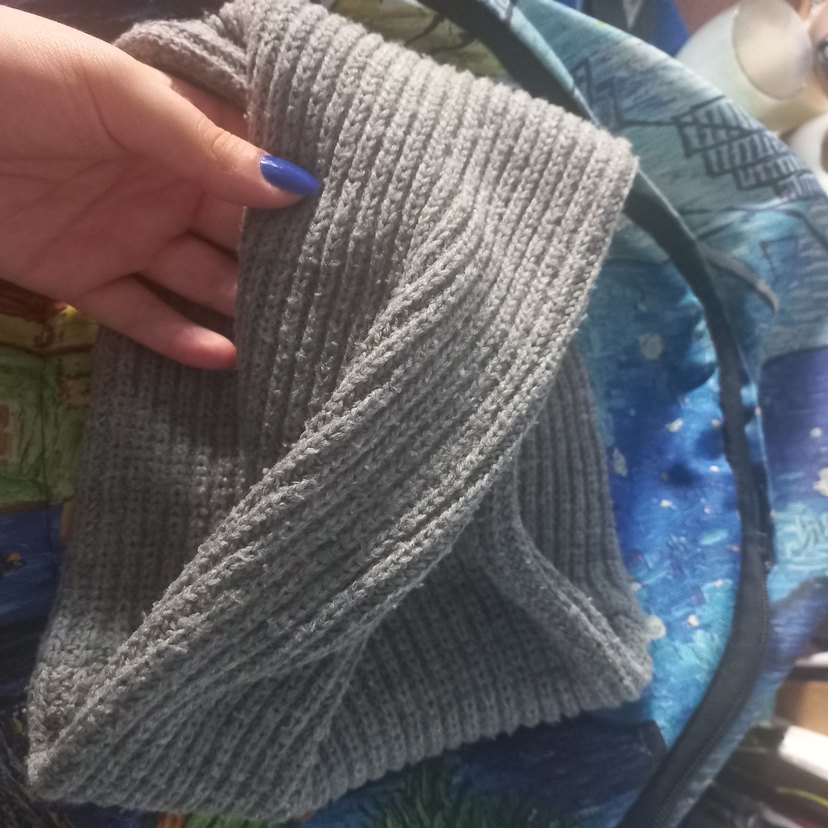 Zara örgü bandana - Görsel 4