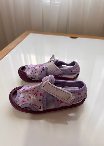 Kız Çocuk Kahverengi Yılan Desenli Sıcak Terlik - Görsel 4