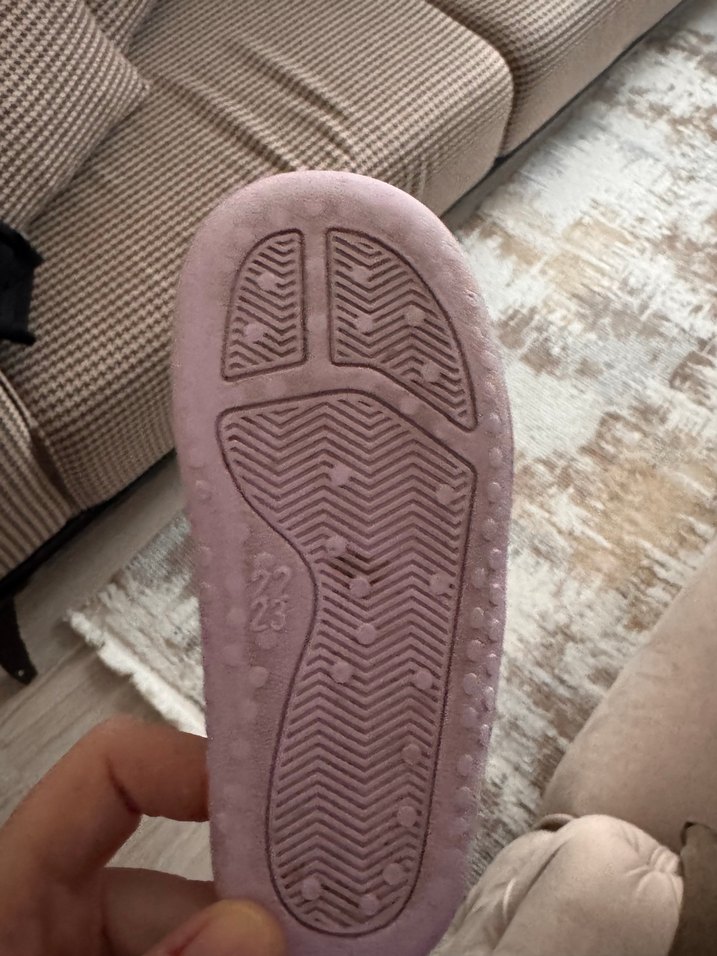 Kız Çocuk Kahverengi Yılan Desenli Sıcak Terlik - Görsel 2