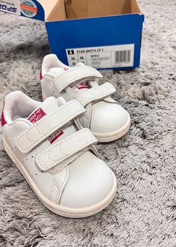 Kız çocuk Adidas stan smith Spor Ayakkabı - Görsel 4