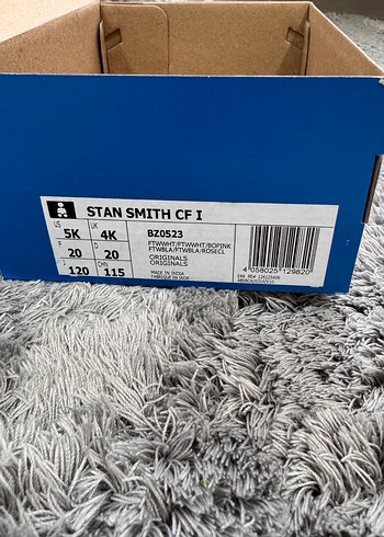 Kız çocuk Adidas stan smith Spor Ayakkabı - Görsel 5