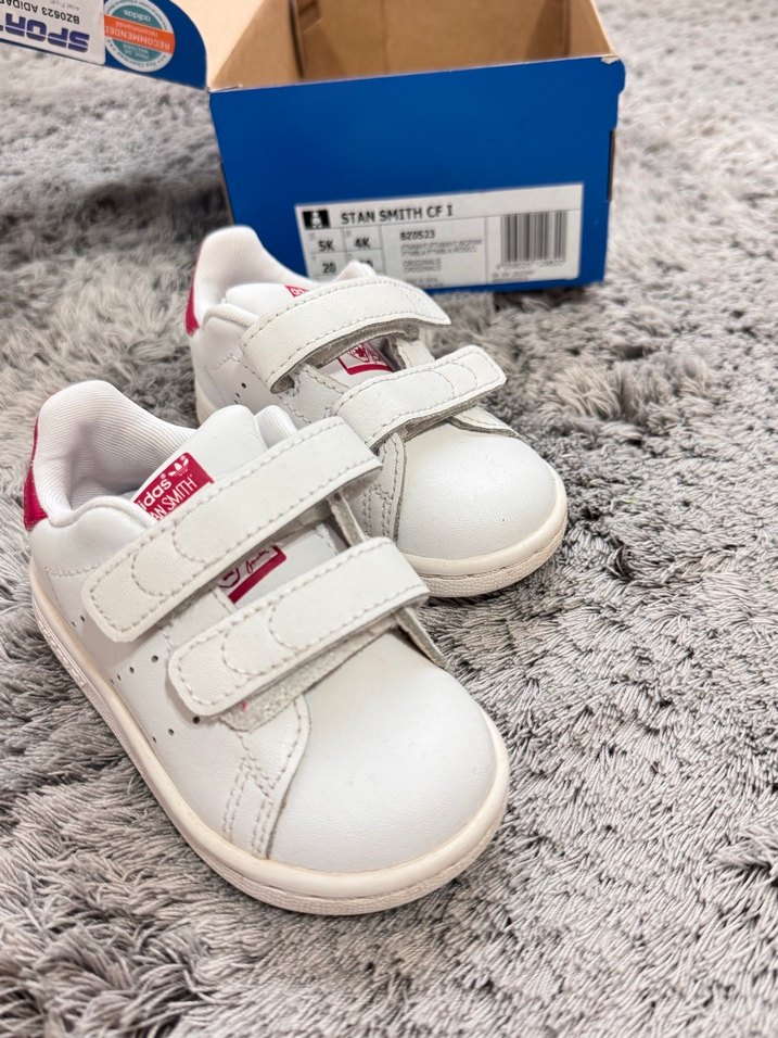 Kız çocuk Adidas stan smith Spor Ayakkabı - Görsel 4