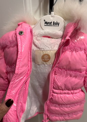 Bg store kız bebek pembe mont - Görsel 2