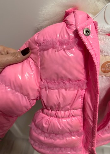 Bg store kız bebek pembe mont - Görsel 4