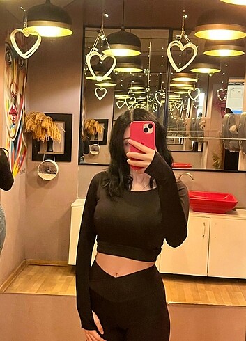 xs Beden Önü çapraz tayt