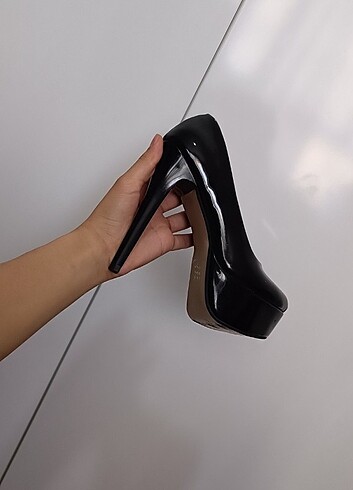 35 Beden siyah Renk Stiletto topuklu ayakkabı 