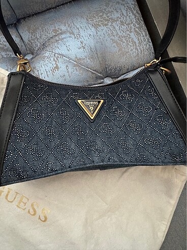 Guess Guess taşlı denim çanta