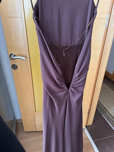 xs Beden bordo Renk Zara elbise