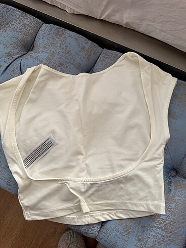 xs Beden BERSHKA sırt dekolteli üst