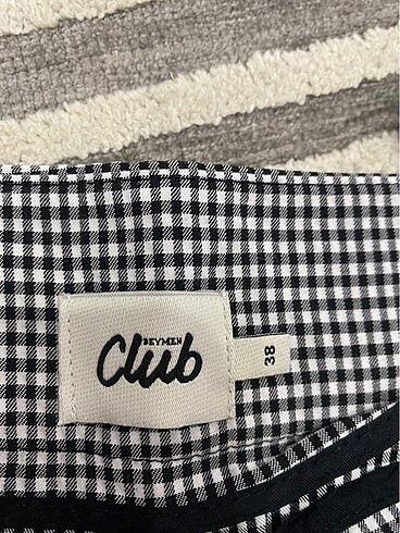 38 Beden gri Renk Beymen club kareli pantolon