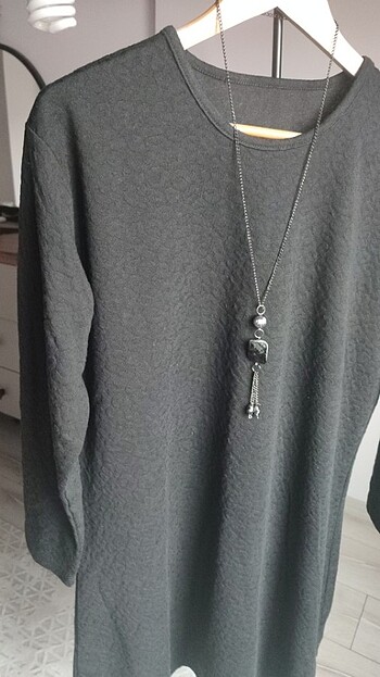 l Beden siyah Renk Kadın tunik