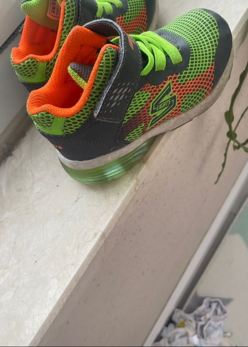 Yeşil Renkli Erkek Çocuk Sneakers - Görsel 4