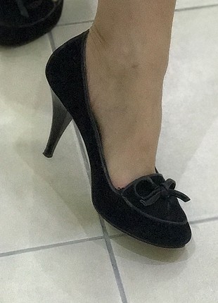36 Beden siyah Renk Topuklu ayakkabı