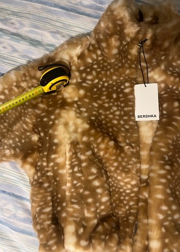 Bershka suni kürk ceket - Görsel 3