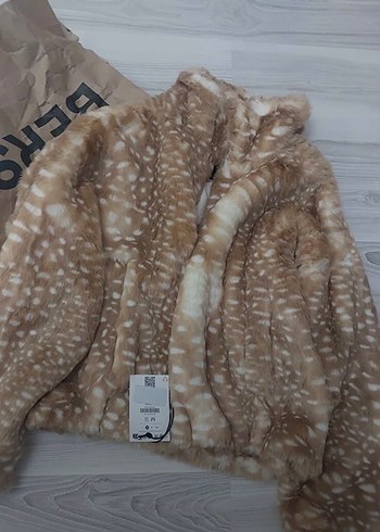 Bershka suni kürk ceket - Görsel 2