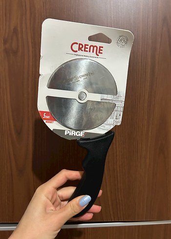 Pirge Siyah Pizza Kesici - Görsel 2