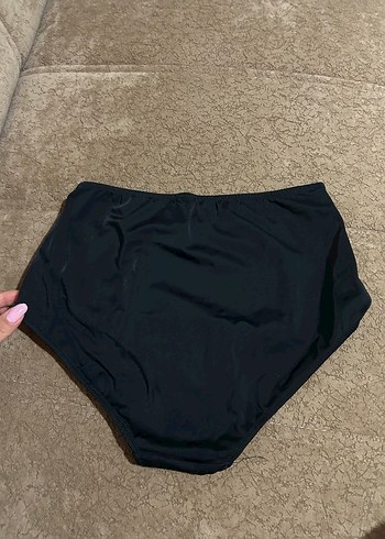 Siyah Yüksek Bel Kadın Bikini Altı - Görsel 4