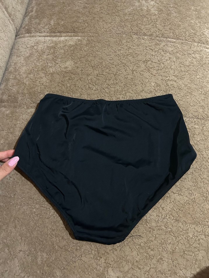 Siyah Yüksek Bel Kadın Bikini Altı - Görsel 4