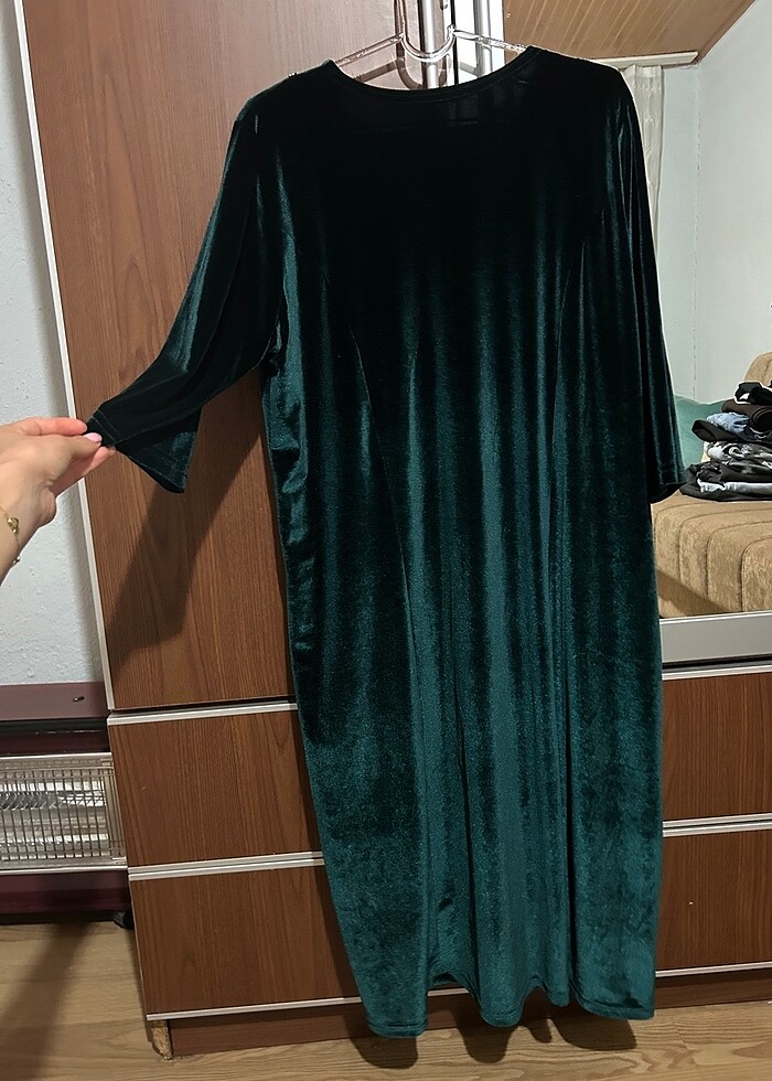 KADİFE ELBİSE - Görsel 3