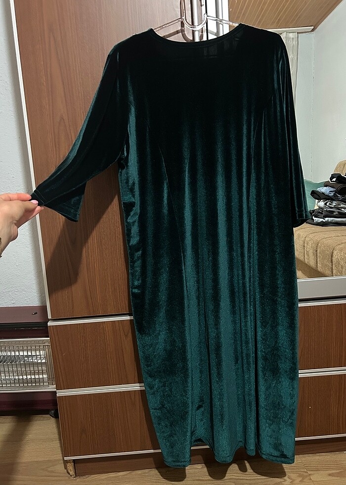 KADİFE ELBİSE - Görsel 4