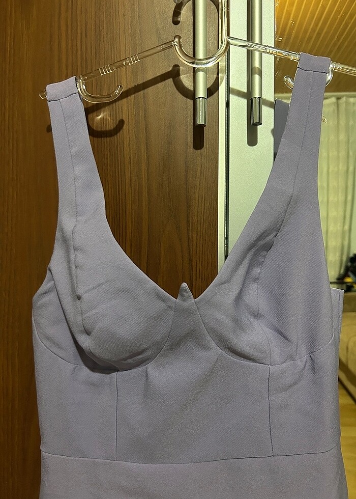 Mor Mini elbise - Görsel 2