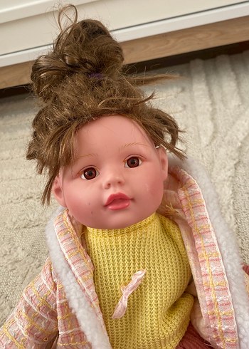 Beden Pastel Renkli Kız Bebek Oyuncak Bebek