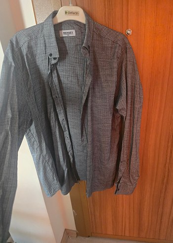 xxl Beden Gri Erkek Keten Gömlek, Düğmeli, Regular Fit