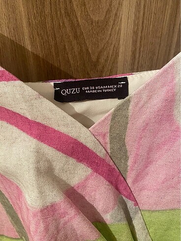 m Beden Quzu elbise