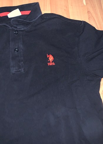 Erkek Siyah Kısa Kollu Polo Tişört - Görsel 2