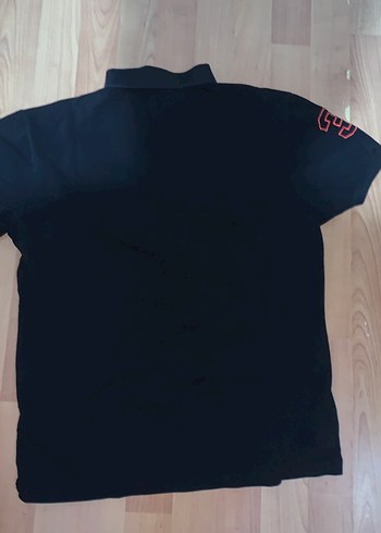 Erkek Siyah Kısa Kollu Polo Tişört - Görsel 5