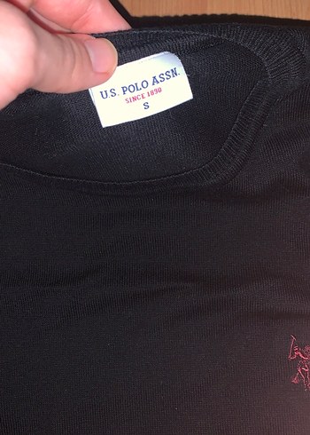 Siyah Erkek Uzun Kollu Polo Tişört - Görsel 3