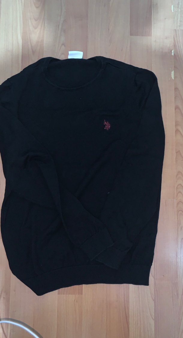 Siyah Erkek Uzun Kollu Polo Tişört - Görsel 2