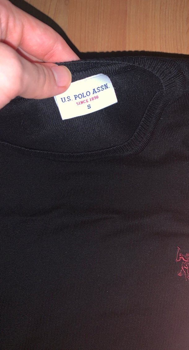 Siyah Erkek Uzun Kollu Polo Tişört - Görsel 3