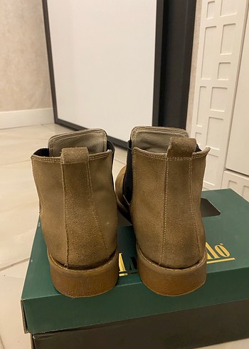 Kahverengi Erkek Sokak Stili Bot - Görsel 2