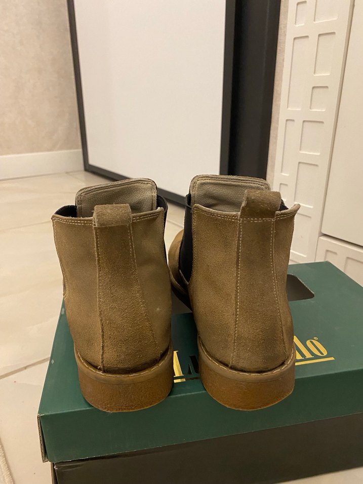 Kahverengi Erkek Sokak Stili Bot - Görsel 2