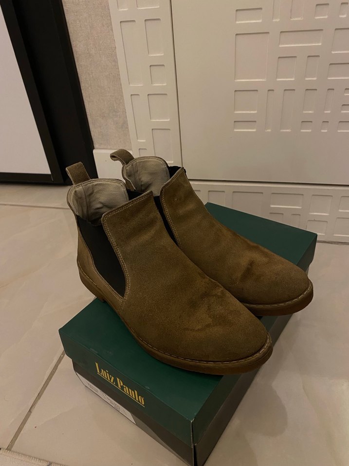 Kahverengi Erkek Sokak Stili Bot - Görsel 3