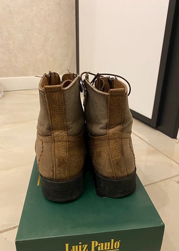 Kahverengi Deri Tokalı Erkek Bot - Görsel 4