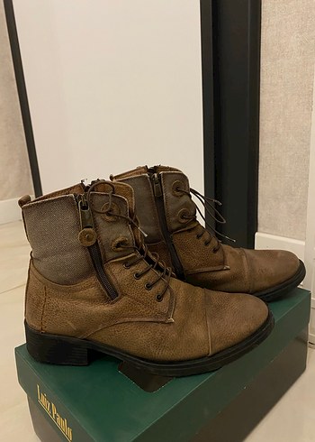 Kahverengi Deri Tokalı Erkek Bot - Görsel 2