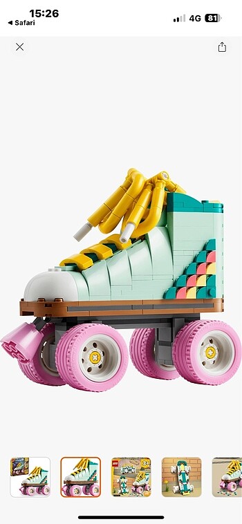Paten radyo kaykay Lego