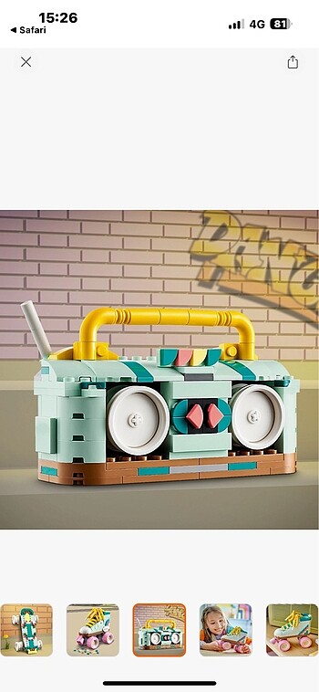 Beden Paten radyo kaykay Lego