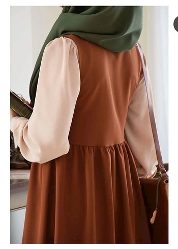 Kahverengi Deri Kemerli Uzun jile - Görsel 4